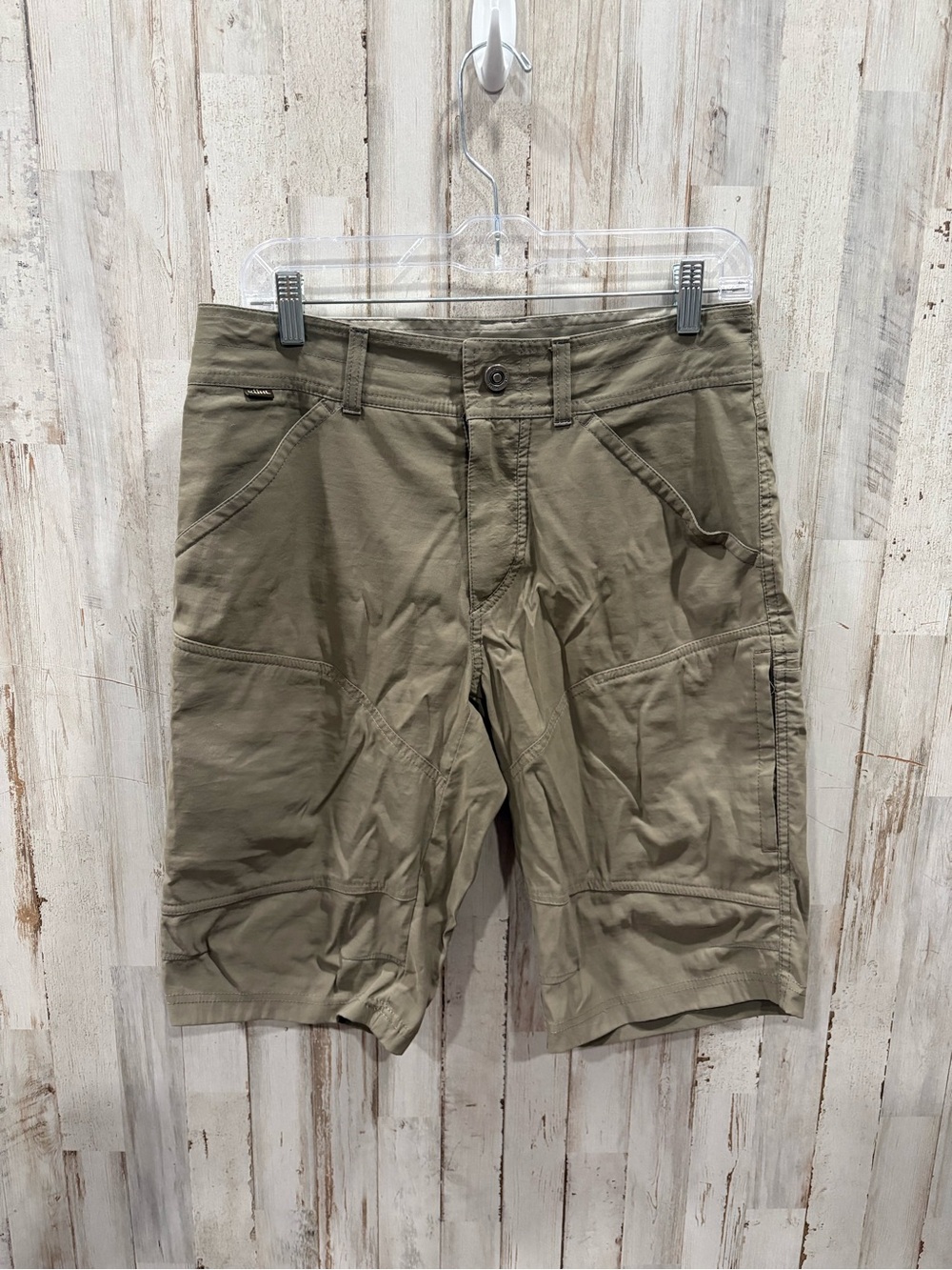 KÜHL Renegade Shorts Men’s 30 Green Olive Stretch Hiking Outdoor Utility